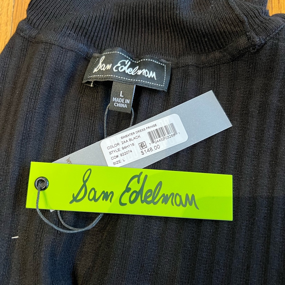 NWT Sam Edelman Hi Neck Mini Dress - Picture 6 of 6